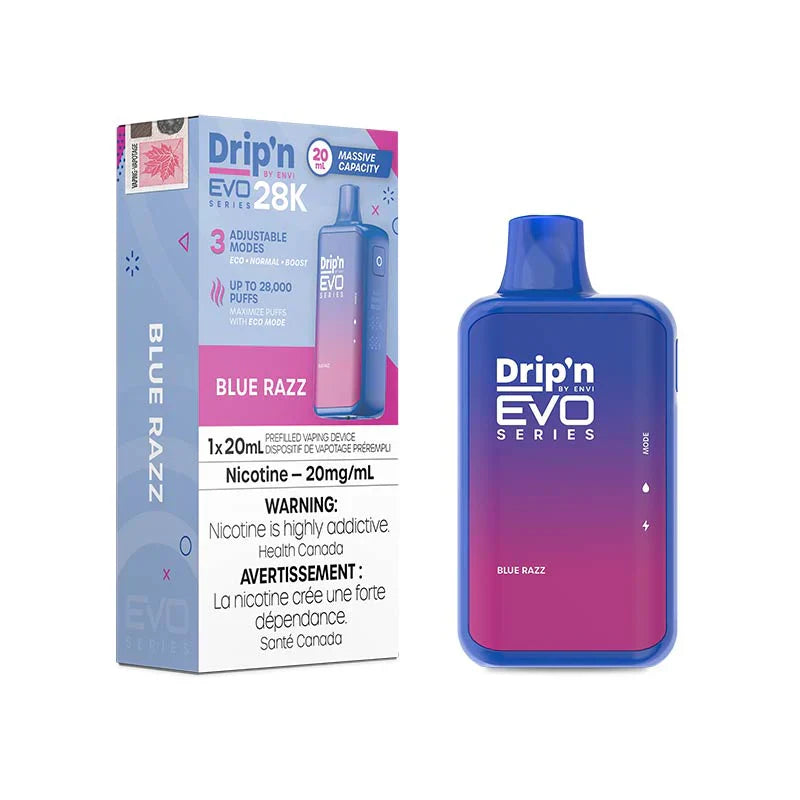 drip vape disposable DRIP'N BY ENVI EVO SERIES 28K – Airport Vape Ltd