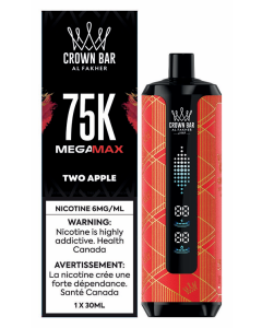 Al Fakher Crown Bar Mega Max 75K