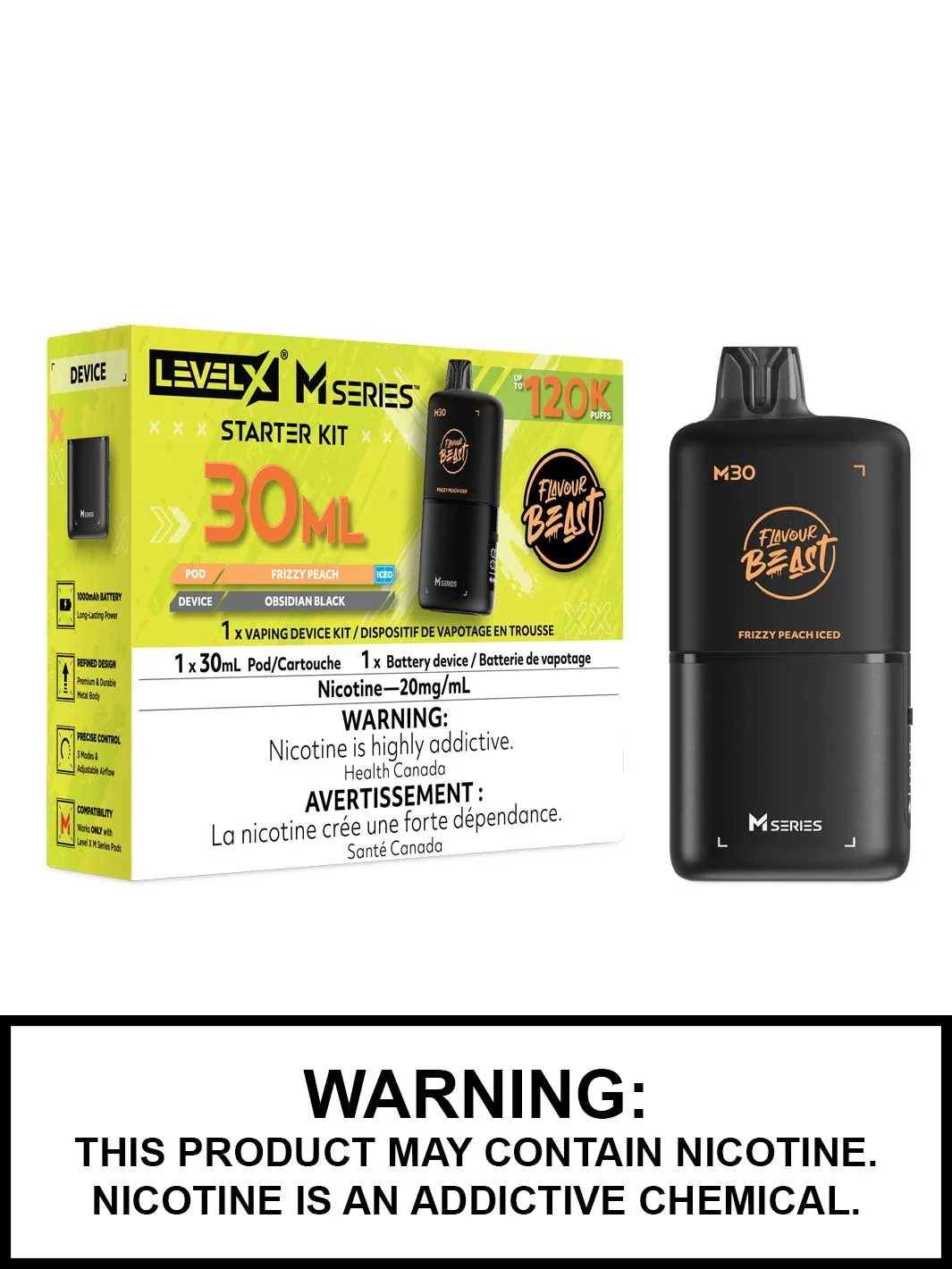 Level X Flavour Beast M30 Starter Kit Series ( Battery + 30ml Pod )