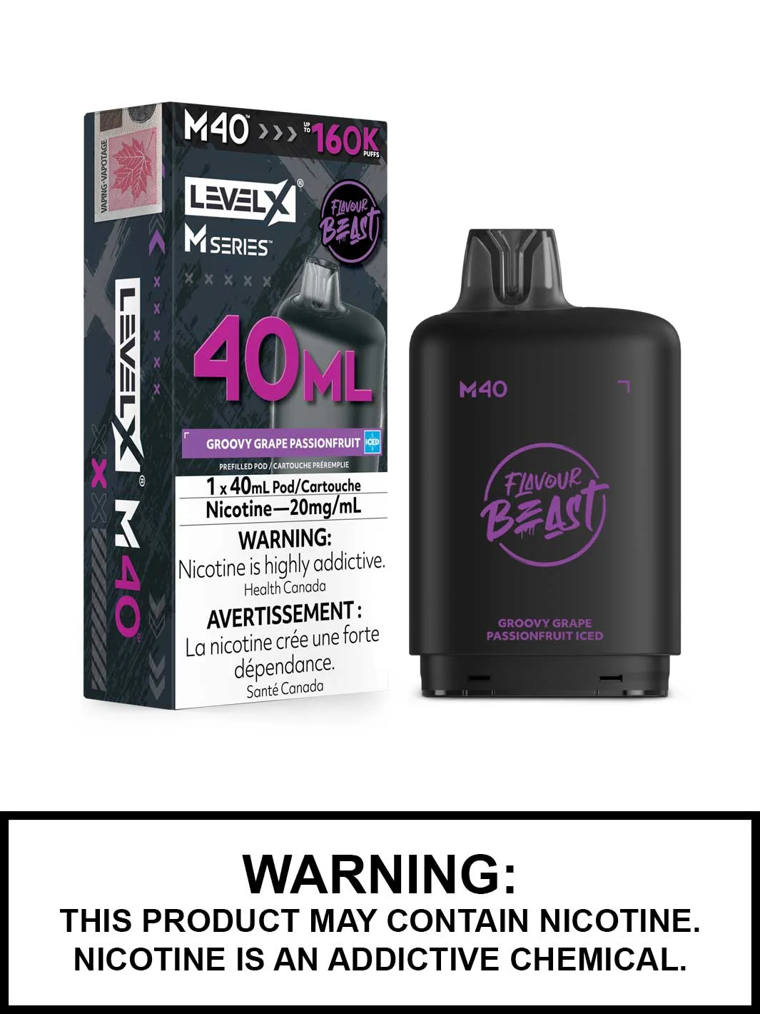 Level X Flavour Beast M40 Series 40ml Pod
