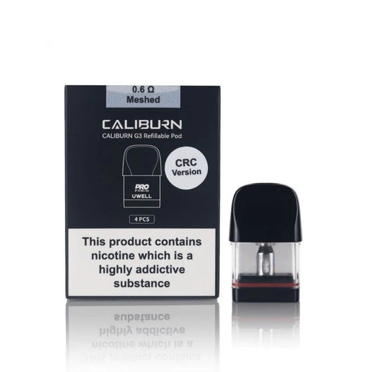 Uwell Caliburn G3 Replacement Pods (4 Pack) [CRC]