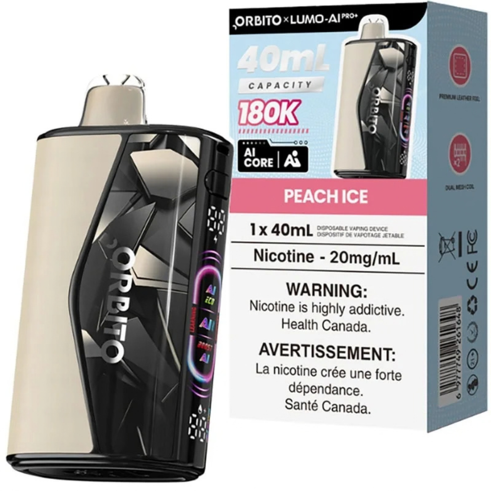 Orbito Lumo AI Pro+ 180K Disposable Vape – 40mL