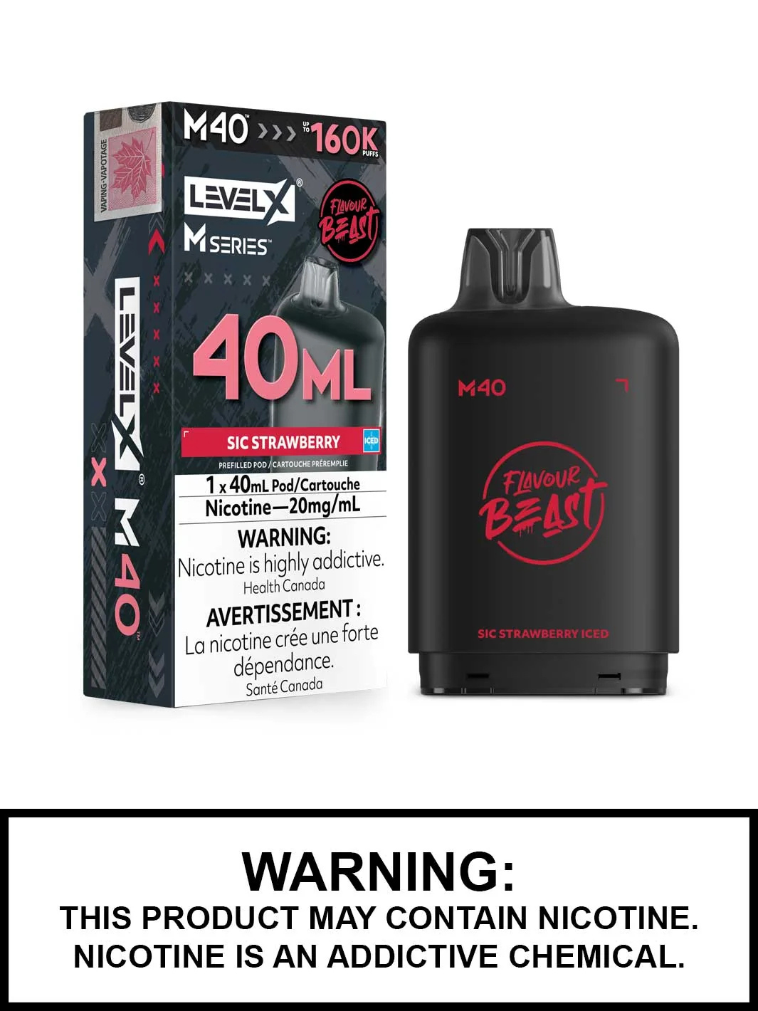 Level X Flavour Beast M40 Series 40ml Pod