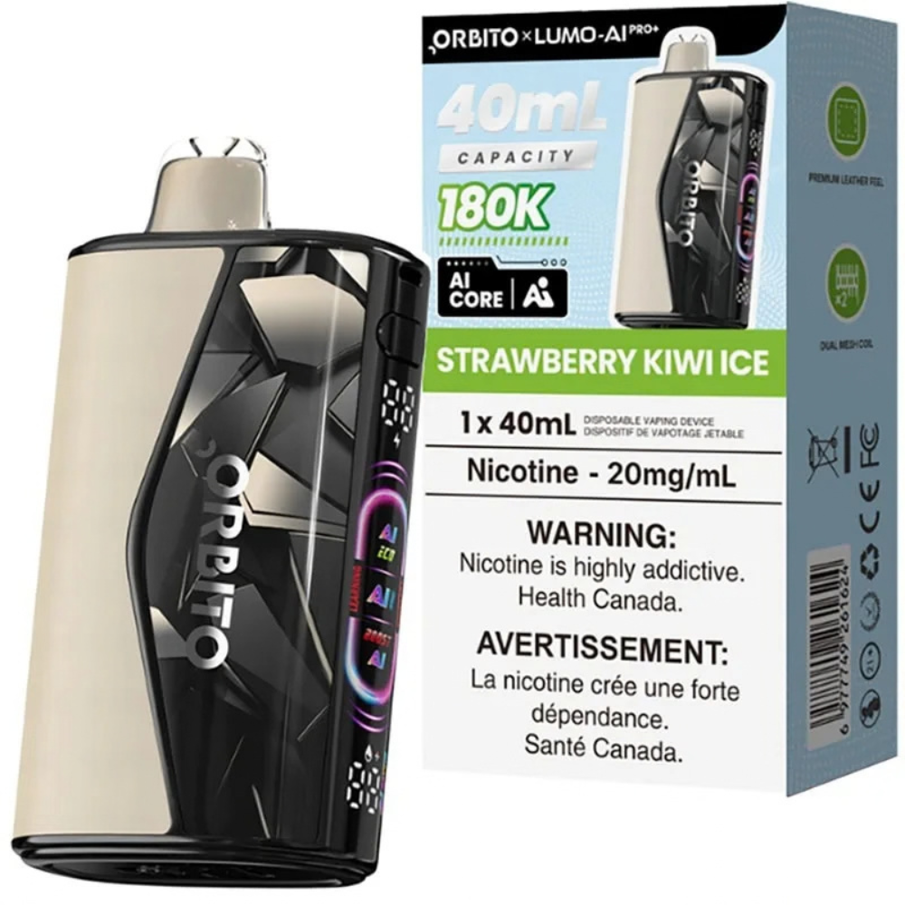 Orbito Lumo AI Pro+ 180K Disposable Vape – 40mL