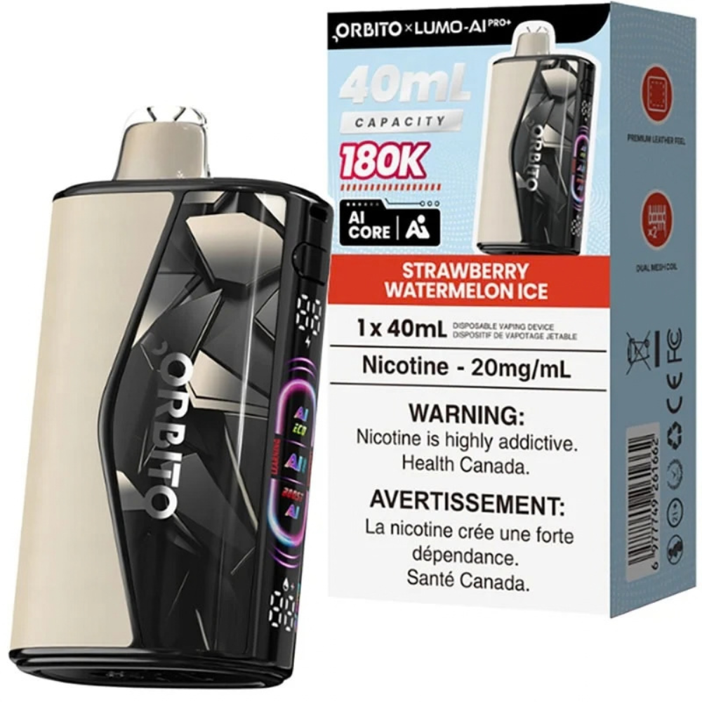 Orbito Lumo AI Pro+ 180K Disposable Vape – 40mL