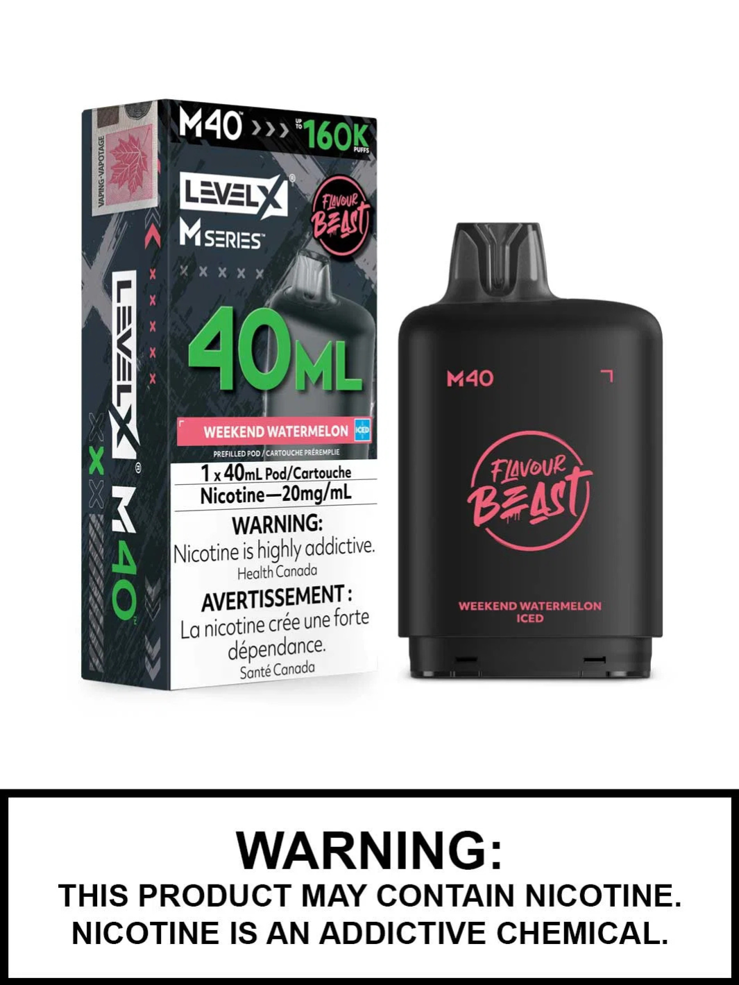 Level X Flavour Beast M40 Series 40ml Pod