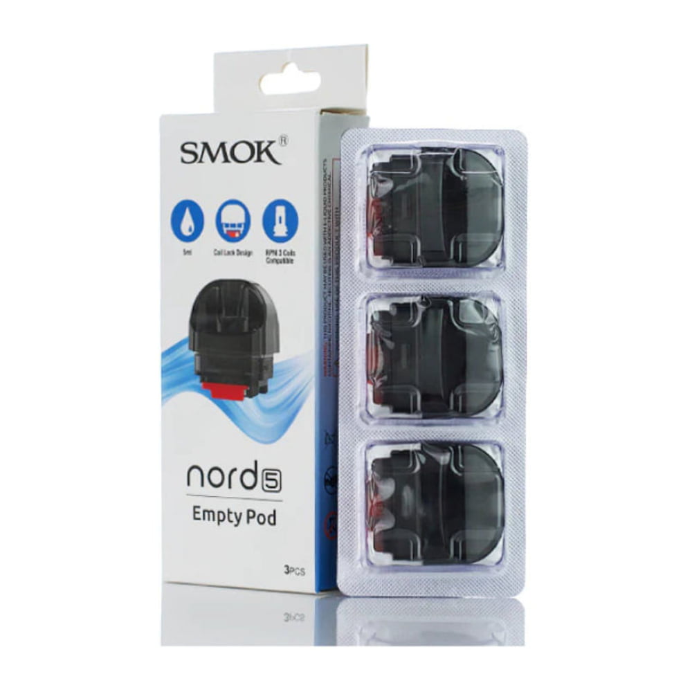 SMOK Nord 5 Empty Replacement Pods (3 Pack) [CRC]
